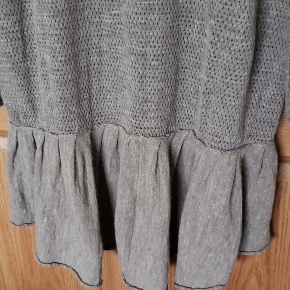 Free People Hi/Lo Long Sweater Dress Hoodie - Picture 4 of 4